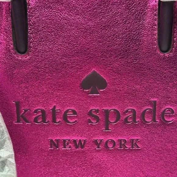Kate Spade New York Trista Crinkle Patent Shopper Tote Shoulder Bag NWT - Picture 4 of 10